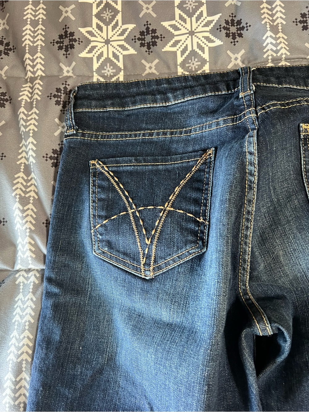 Kut from the Kloth Dark Blue Straight Leg Jeans - Picture 6 of 9